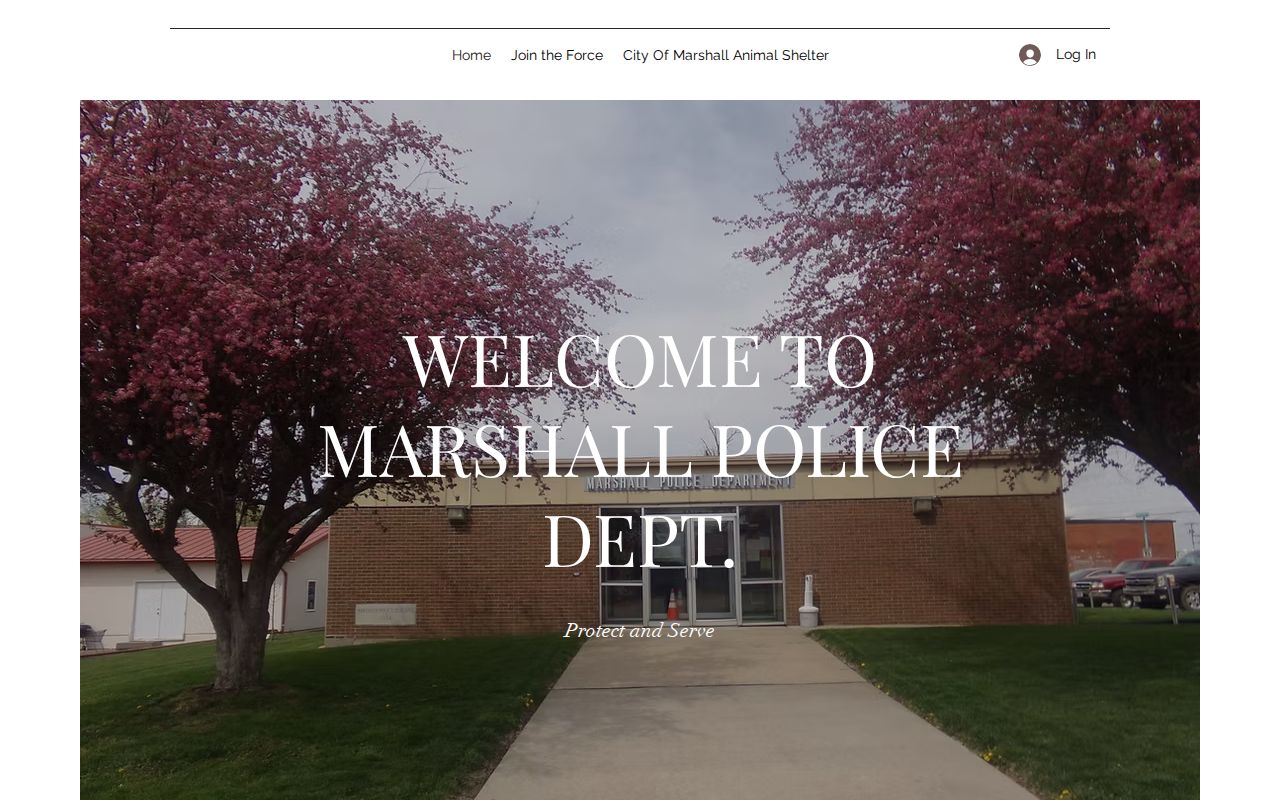 Marshall Police Department source for Saline County arrest records